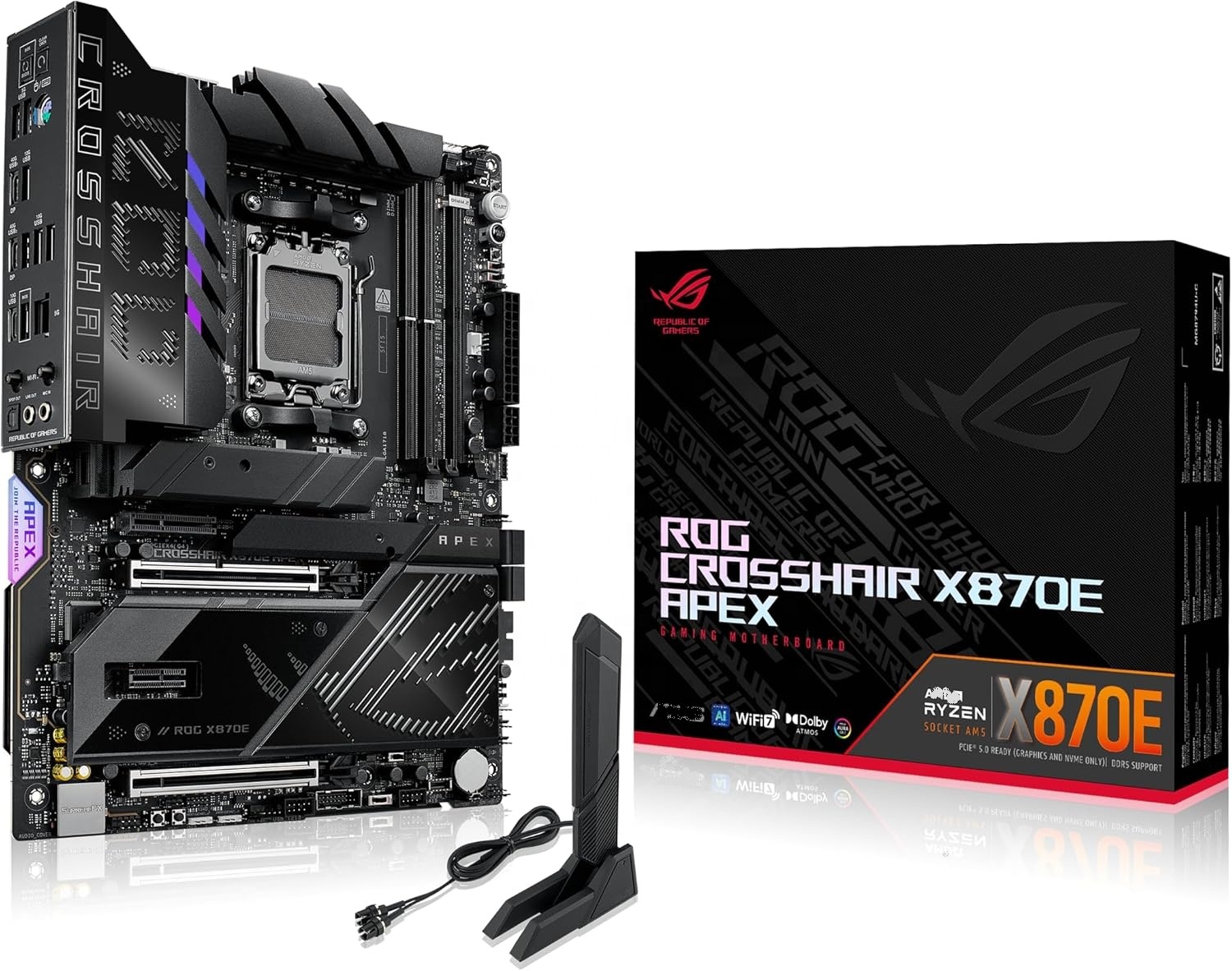 X870E Atx Motherboard - Scheda Madre Rog Crosshair X870e Apex