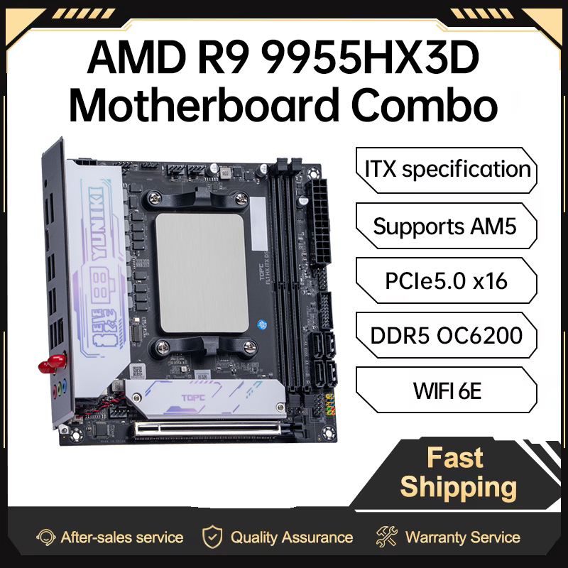X870E Atx Motherboard - Scheda Madre Combo TOPC AMD Ryzen