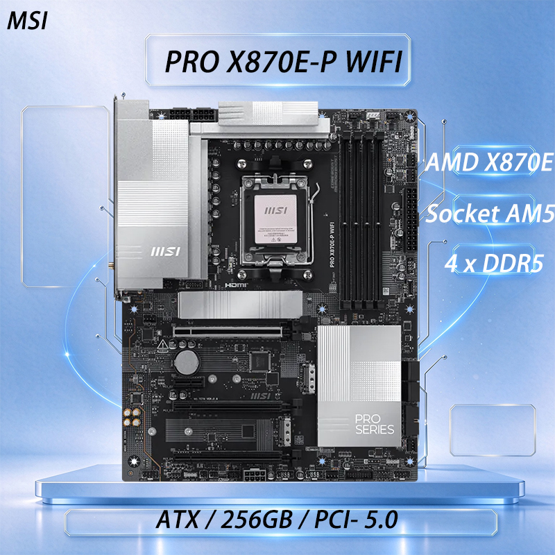 Scheda Madre MSI PRO X870E-P W - X870E Atx Motherboard recensione e prezzo
