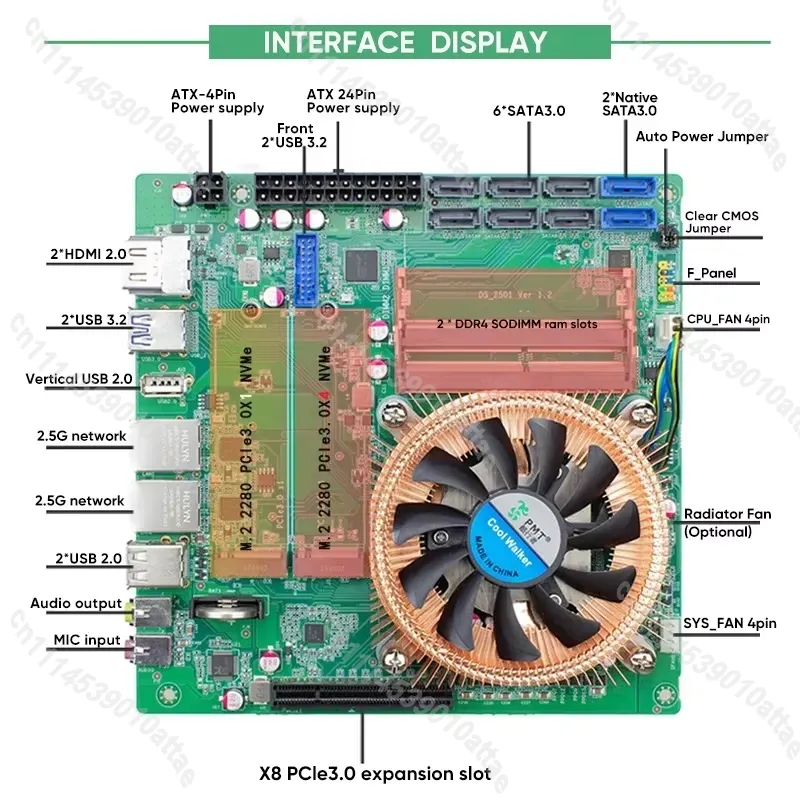 Compatibile con scheda madre M - Mini Itx Dual 2.5G Nas Motherboard recensione e prezzo
