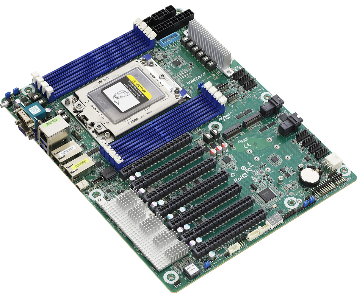 ASRock Rack ROMED8-2T Scheda M - Dual Socket Sp3 Epyc Motherboard recensione e prezzo